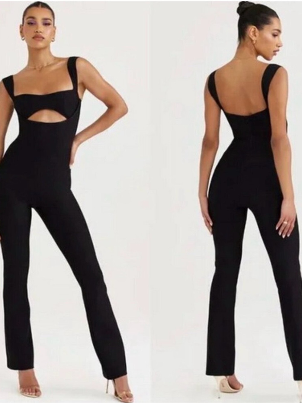 House CB Black Yasmeen Cutout Jumpsuit - Women's Pants & Jumpsuits Size S